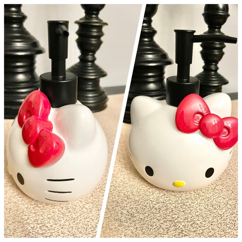 New Sanrio HELLO KITTY Ceramic Soap Dispenser Pump